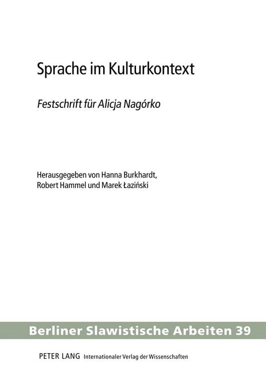 Produktbild: Sprache im Kulturkontext