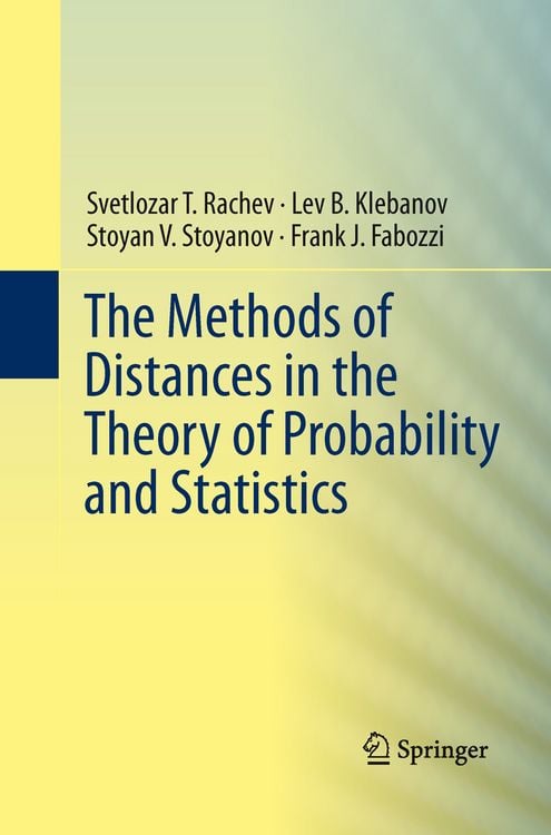 Produktbild: The Methods of Distances in the Theory of Probability and Statistics