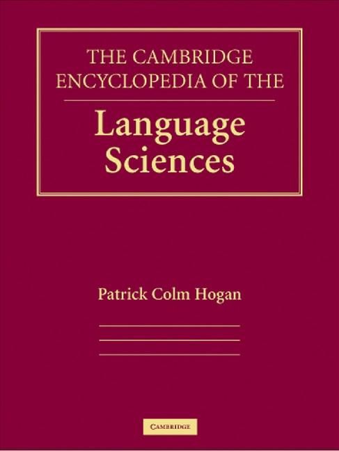 Produktbild: Cambridge Encyclopedia of the Language Sciences