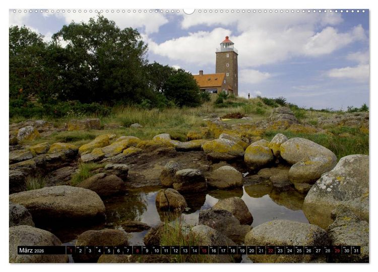Produktbild: Bornholm - D&auml;nemark (Wandkalender 2026 DIN A2 quer), CALVENDO Monatskalender