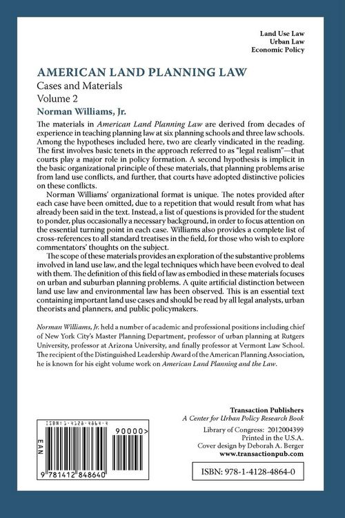 Produktbild: American Land Planning Law
