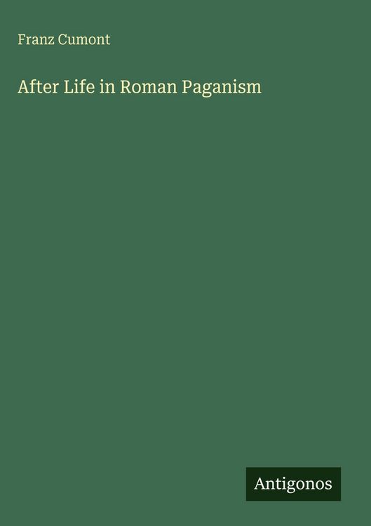 Produktbild: After Life in Roman Paganism
