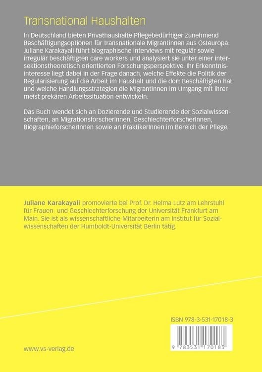 Produktbild: Transnational Haushalten