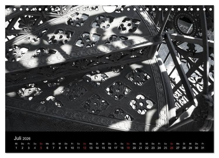 Produktbild: Der Gusseiserne Turm zu L&ouml;bau (Wandkalender 2026 DIN A4 quer), CALVENDO Monatskalender