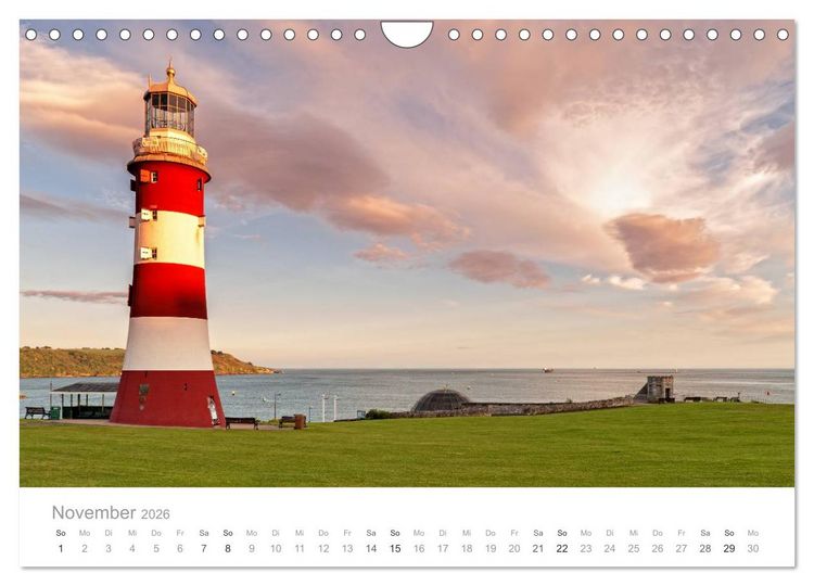 Produktbild: Zauberhaftes S&uuml;dengland (Wandkalender 2026 DIN A4 quer), CALVENDO Monatskalender