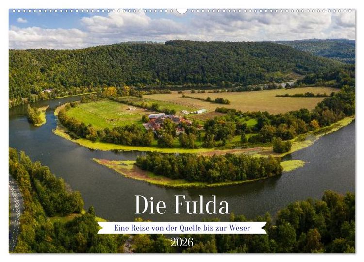 Produktbild: Die Fulda (Wandkalender 2026 DIN A2 quer), CALVENDO Monatskalender