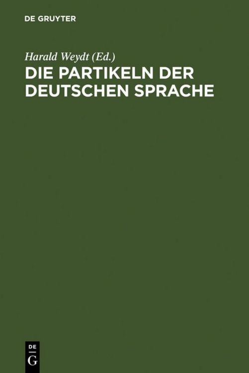 Produktbild: Die Partikeln der deutschen Sprache