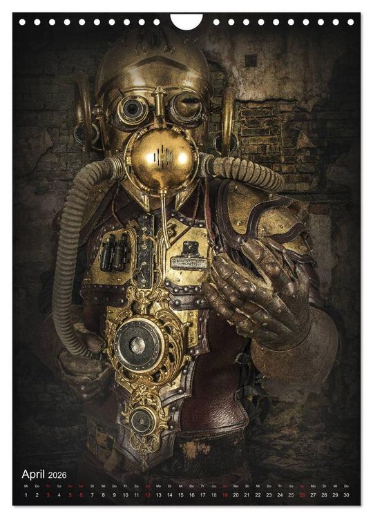 Produktbild: Steampunk Artwork (Wandkalender 2026 DIN A4 hoch), CALVENDO Monatskalender
