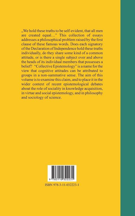 Produktbild: Collective Epistemology