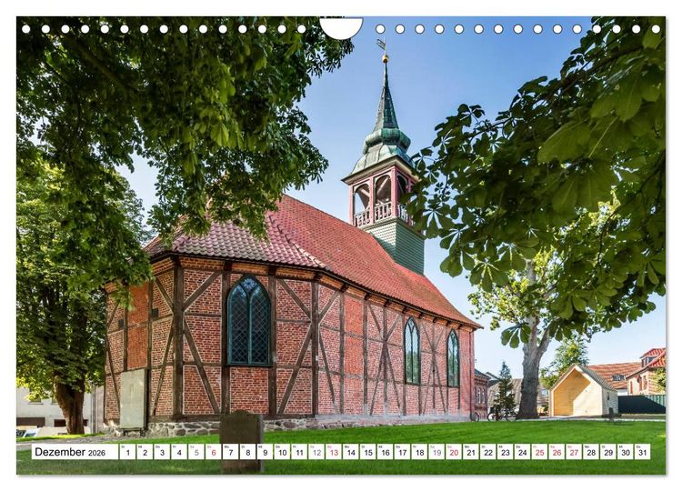 Produktbild: HOLSTEINISCHE SCHWEIZ Idylle und Historie (Wandkalender 2026 DIN A4 quer), CALVENDO Monatskalender