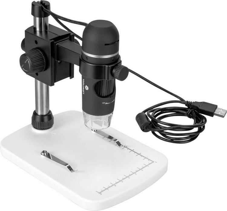 Produktbild: TOOLCRAFT USB Mikroskop 5 Megapixel Digitale Vergr&ouml;&szlig;erung (max.): 150 x
