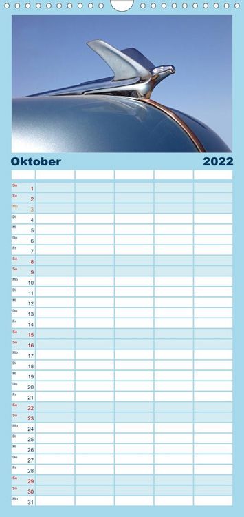 Produktbild: Familienplaner Classic Cars (Wandkalender 2022 , 21 cm x 45 cm, hoch)