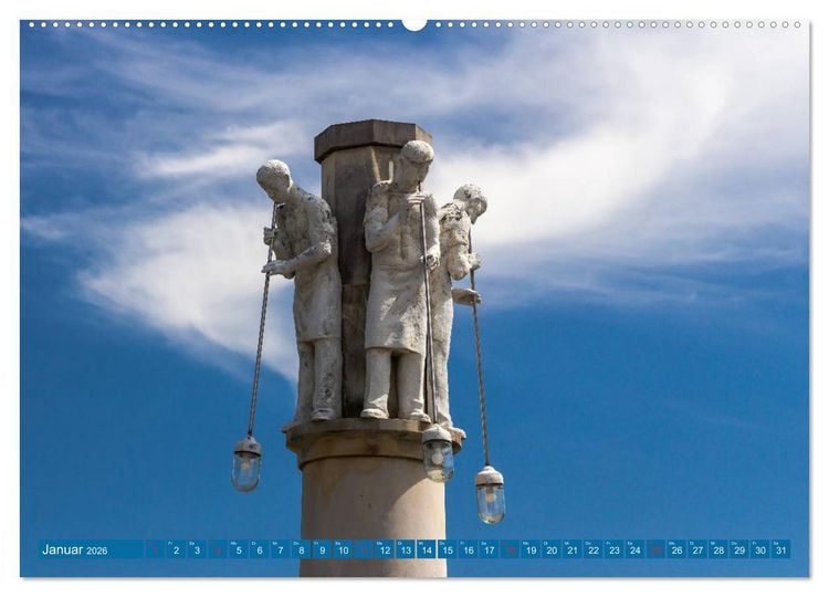 Produktbild: Wei&szlig;wasser - Phoenix aus Glas und Kohle (Wandkalender 2026 DIN A2 quer), CALVENDO Monatskalender