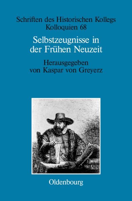 Produktbild: Selbstzeugnisse in der Fr&uuml;hen Neuzeit