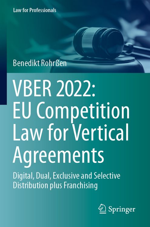 Produktbild: VBER 2022: EU Competition Law for Vertical Agreements