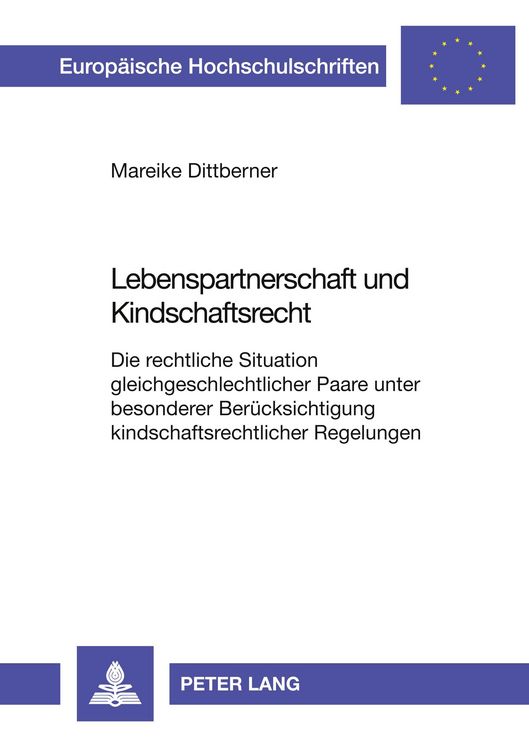 Produktbild: Lebenspartnerschaft und Kindschaftsrecht