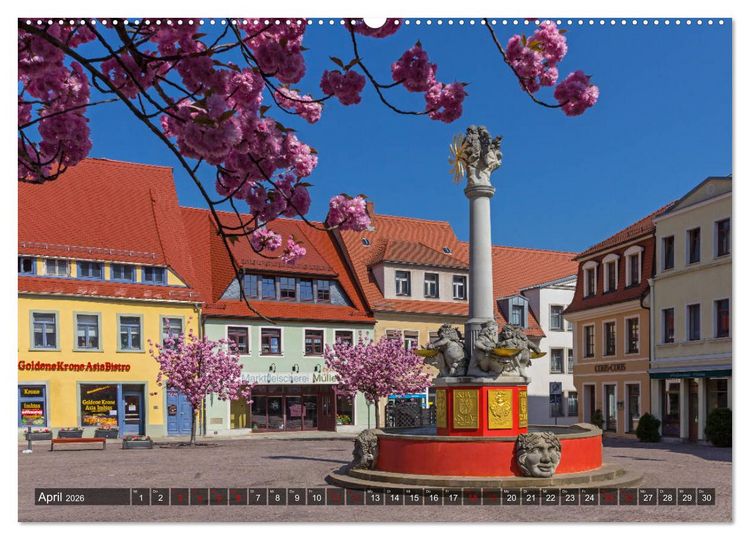 Produktbild: Unterwegs in Oschatz (Wandkalender 2026 DIN A2 quer), CALVENDO Monatskalender