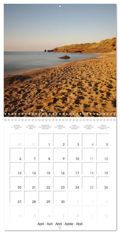 Produktbild: H&eacute;rault Cap d'Agde (Calendrier mural carr&eacute; 2026 30x30 cm) Calendrier double avec une page pour vos prises de notes