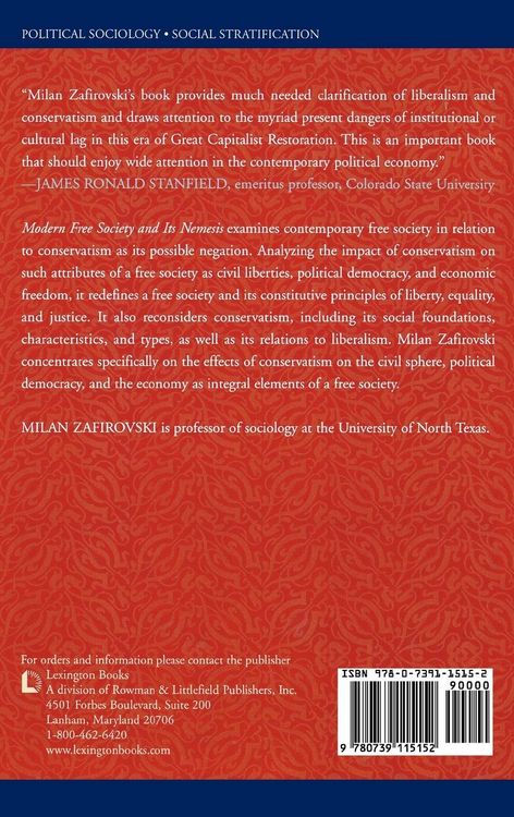 Produktbild: Modern Free Society and Its Nemesis