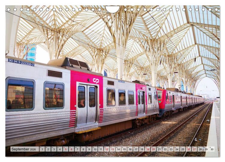 Produktbild: Bahnh&ouml;fe in Europa (Wandkalender 2026 DIN A4 quer), CALVENDO Monatskalender