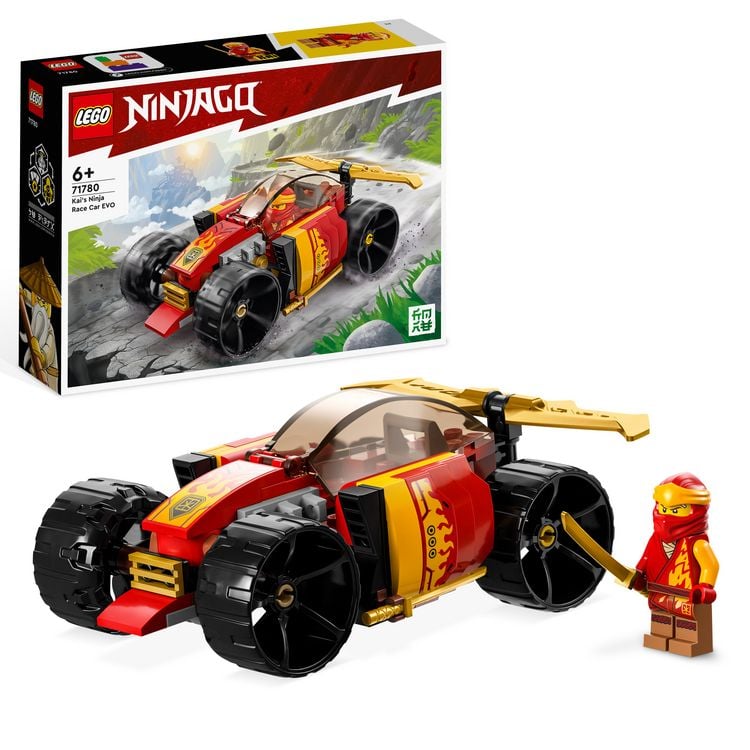 Produktbild: LEGO NINJAGO 71780 Kais Ninja-Rennwagen EVO Spielzeug mit Minifigur