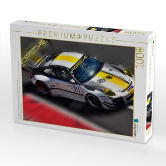 Produktbild: CALVENDO Puzzle Porsche 911 GT3 - der Sportwagen ist in zahllosen Wettbewerben unterwegs. | 1000 Teile Lege-Gr&ouml;&szlig;e 64x48cm Foto-Puzzle f&uuml;r gl&uuml;ckliche S