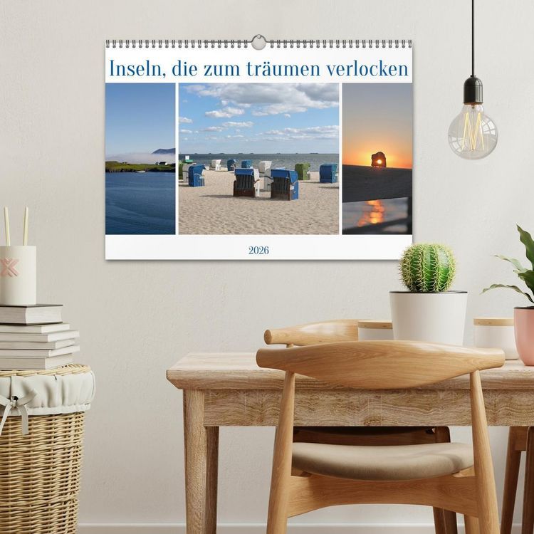 Produktbild: Inseln, die zum tr&auml;umen verlocken (Wandkalender 2026 DIN A3 quer), CALVENDO Monatskalender