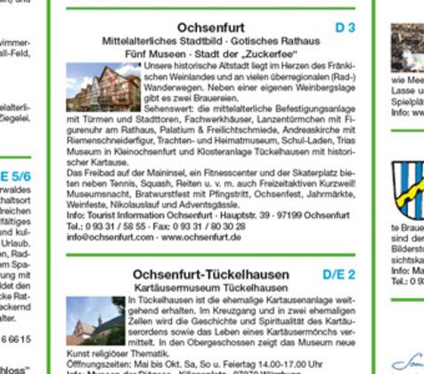 Produktbild: Publicpress Erlebnisf&uuml;hrer Steigerwald, Fr&auml;nkisches Weinland 1:130.000