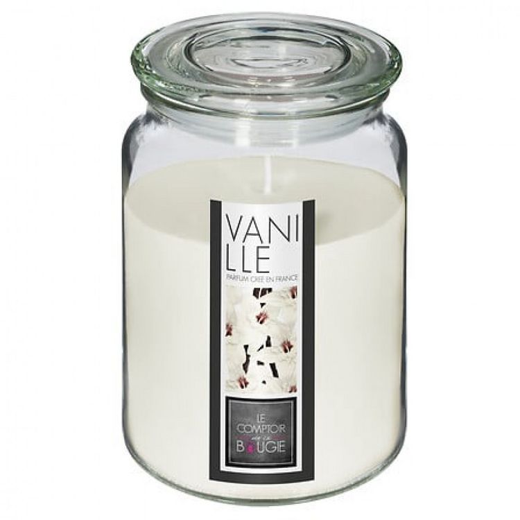 Produktbild: Duftkerze Vr Vanille 510g, weiss