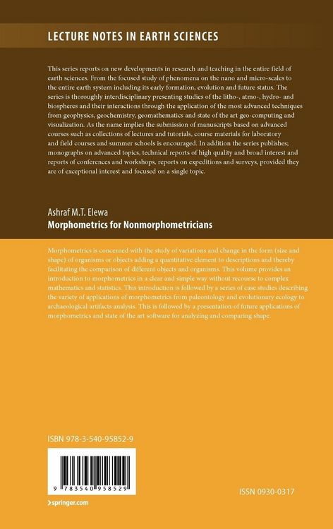 Produktbild: Morphometrics for Nonmorphometricians