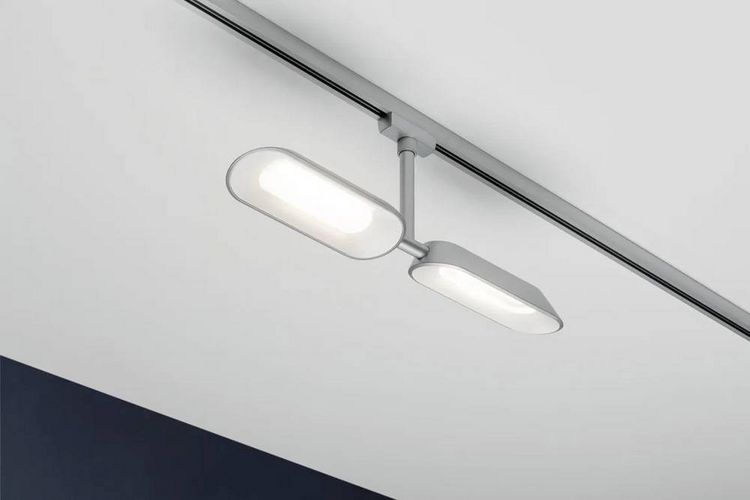 Produktbild: Paulmann Dipper Hochvolt-Schienensystem-Leuchte URail LED fest eingebaut 16 W LED Chrom (matt), Wei&szlig;
