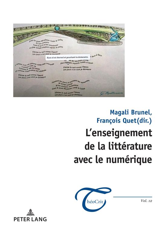 Produktbild: L'enseignement de la litt&eacute;rature avec le num&eacute;rique
