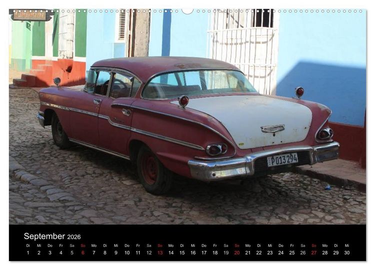 Produktbild: Oldtimertr&auml;ume auf KUBA (Wandkalender 2026 DIN A2 quer), CALVENDO Monatskalender
