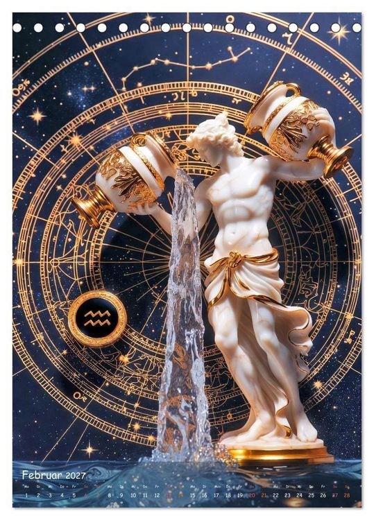 Produktbild: Zodiac Cosmos (Tischkalender 2027 DIN A5 hoch), CALVENDO Monatskalender
