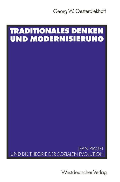 Produktbild: Traditionales Denken und Modernisierung