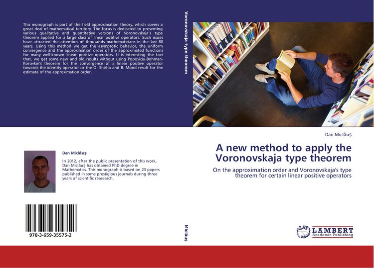 Produktbild: A new method to apply the Voronovskaja type theorem