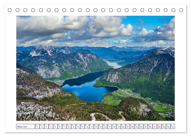 Produktbild: Traumziel Hallstatt in &Ouml;sterreich (Tischkalender 2026 DIN A5 quer), CALVENDO Monatskalender