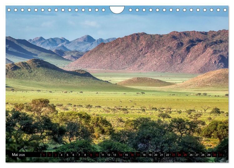 Produktbild: Namibia - Land der Kontraste (Wandkalender 2026 DIN A4 quer), CALVENDO Monatskalender