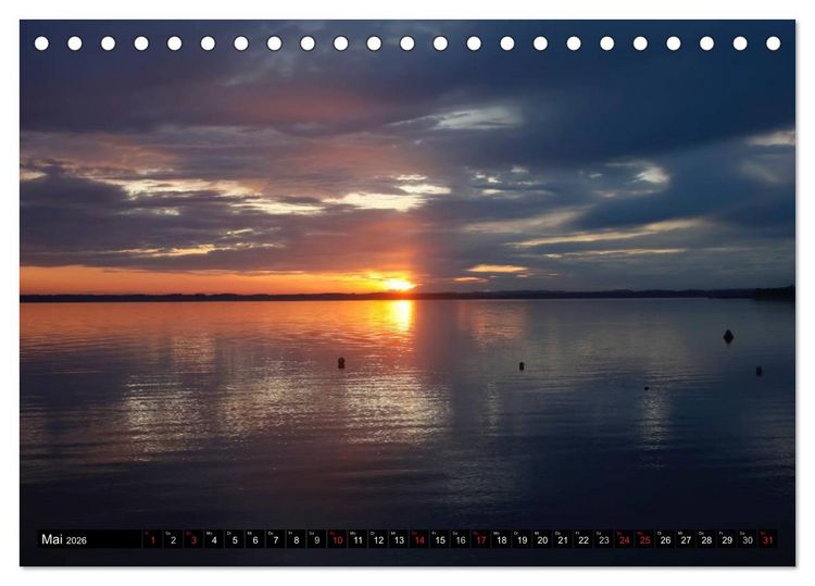 Produktbild: Am sch&ouml;nen Chiemsee (Tischkalender 2026 DIN A5 quer), CALVENDO Monatskalender