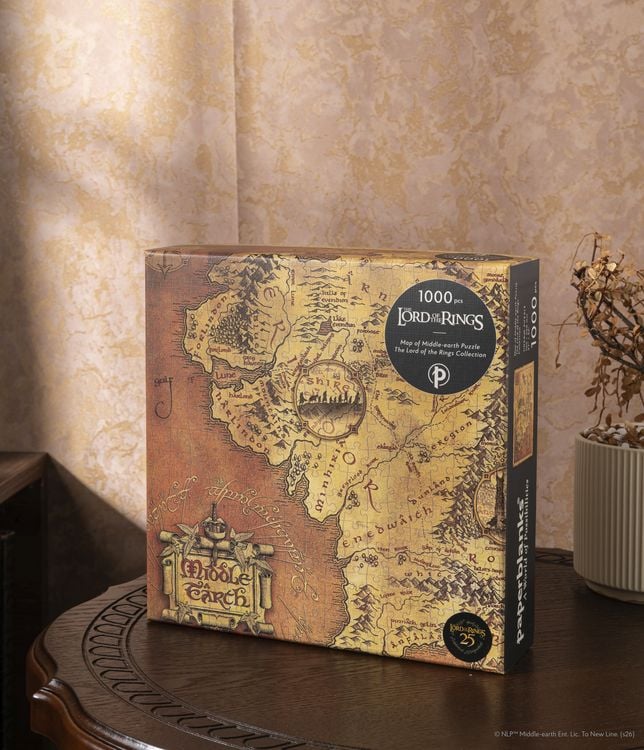 Produktbild: Puzzle Karte von Mittelerde 1.000 Teile