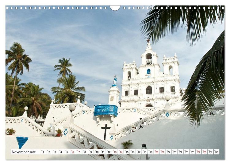 Produktbild: Momente einer Reise - Goa und Karnataka (Wandkalender 2027 DIN A3 quer), CALVENDO Monatskalender