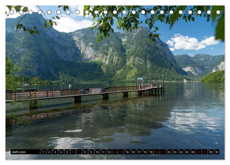 Produktbild: Welterberegion Hallstatt Dachstein (Tischkalender 2026 DIN A5 quer), CALVENDO Monatskalender