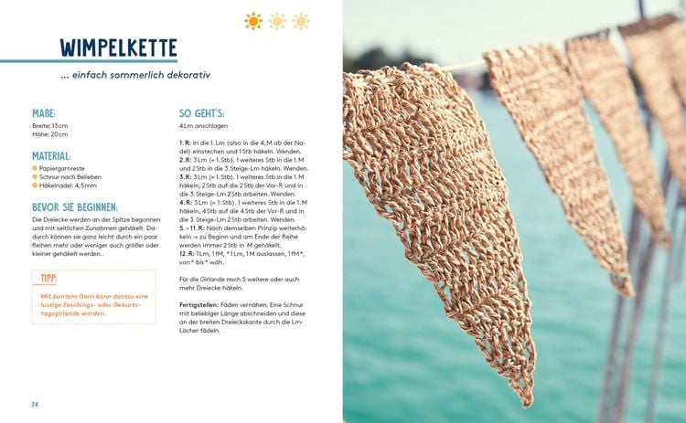 Produktbild: Hej. Mit Bast-Garn h&auml;keln super easy