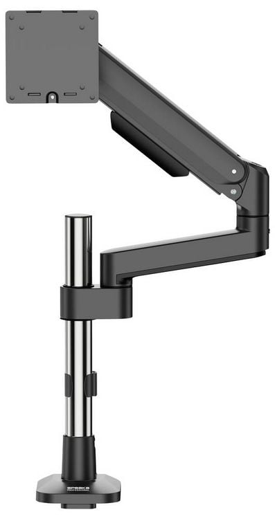 Produktbild: SpeaKa Professional SP-MM-1050 Monitor-Tischhalterung 1 Display(s) 38,1 cm (15") - 101,6 cm (40") Schwarz/Silber Neigbar, Schwenkbar