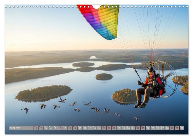 Produktbild: Luftspr&uuml;nge riskieren (Wandkalender 2027 DIN A3 quer), CALVENDO Monatskalender
