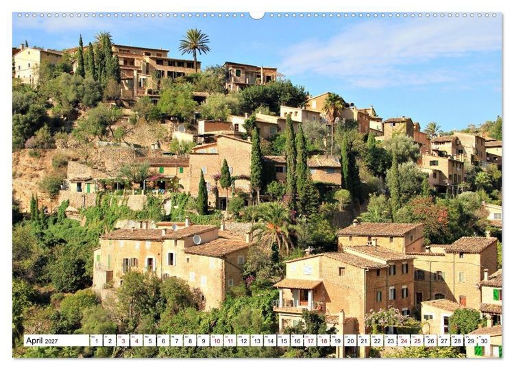 Produktbild: Mallorca GR 221. Weitwandern durch die Serra de Tramuntana (hochwertiger Premium Wandkalender 2027 DIN A2 quer), Kunstdruck in Hochglanz
