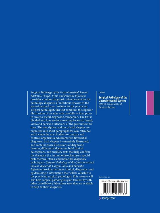 Produktbild: Surgical Pathology of the Gastrointestinal System: Bacterial, Fungal, Viral, and Parasitic Infections