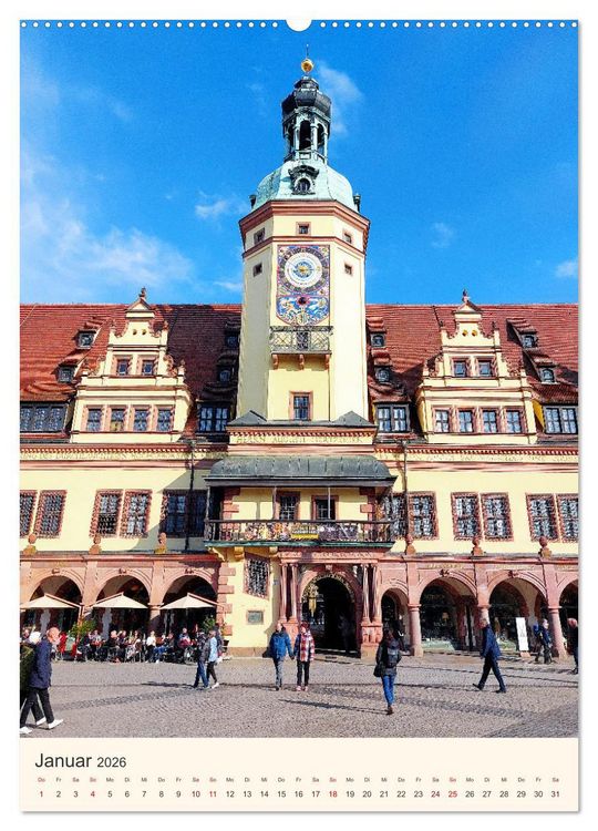 Produktbild: Leipzig - In der Altstadt (hochwertiger Premium Wandkalender 2026 DIN A2 hoch), Kunstdruck in Hochglanz