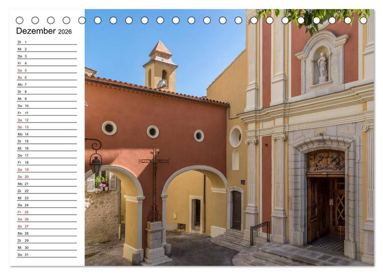 Produktbild: ANTIBES Idyllische Impressionen (Tischkalender 2026 DIN A5 quer), CALVENDO Monatskalender