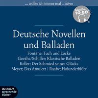 Produktbild: Deutsche Novellen - ausgew&auml;hlte Novellen und Balladen